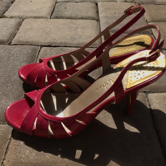 Cole Haan Nike Air red heels - Picture 2 of 4